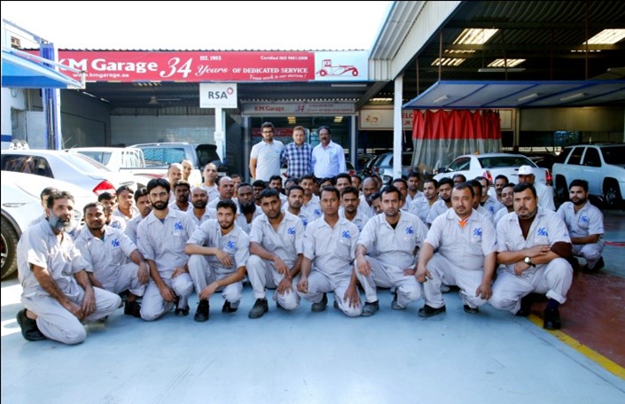 Best car or Auto body repair garage workshop in Dubai, UAE - KM Garage
